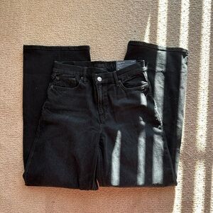 American Eagle Outfitters Super High-Rise Black Jeans